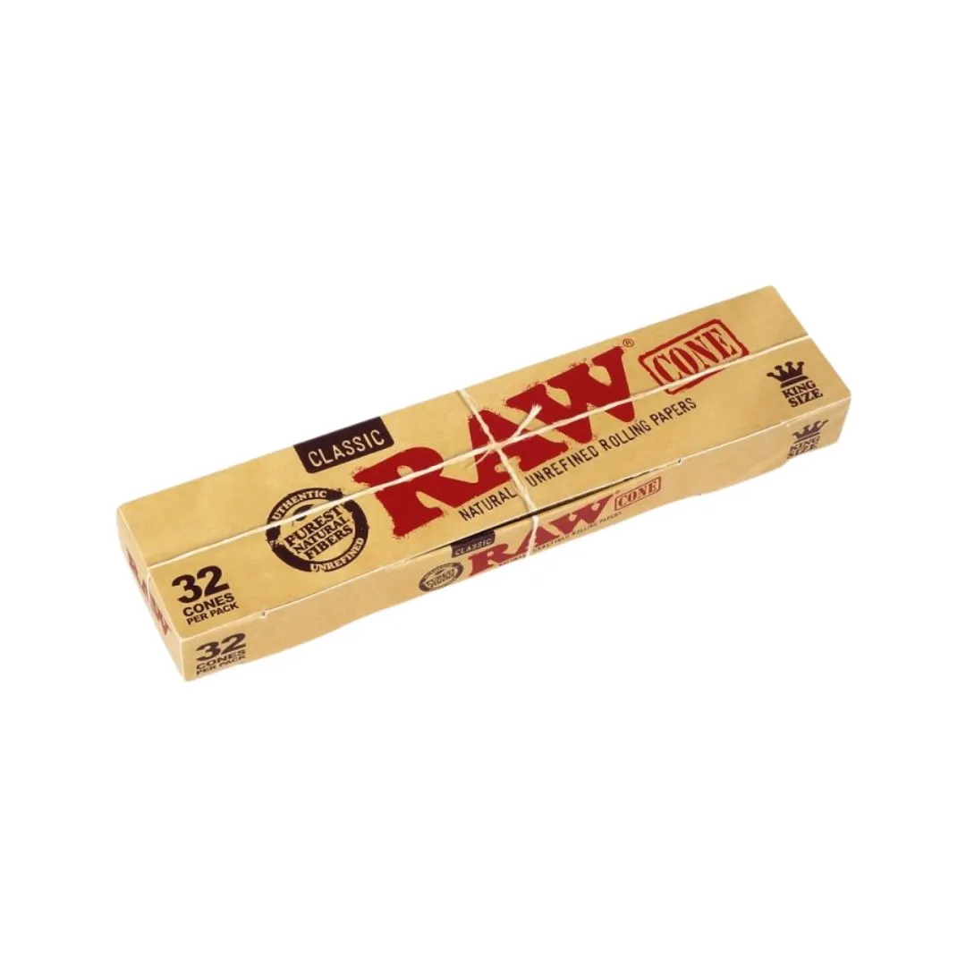 raw classic cones king size