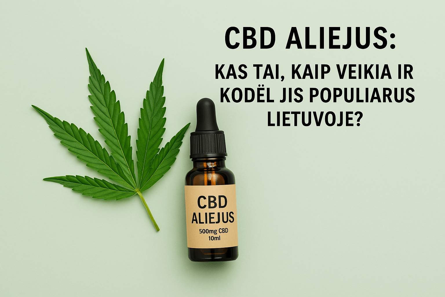 cbd aliejus
